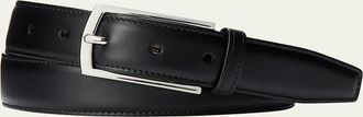 Ralph Lauren Purple Label Mens Ascot Smooth Calfskin Belt