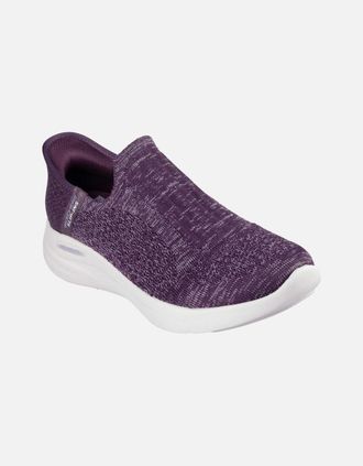 Skechers Womens Relaxed Fit Sport Womens Trainers - Purple - Size: 3