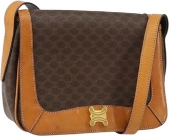Celine Pre-owned Cross Body Bags, female, Brown, Size: ONE SIZE Pre-owned Plastic Cross Body Bag