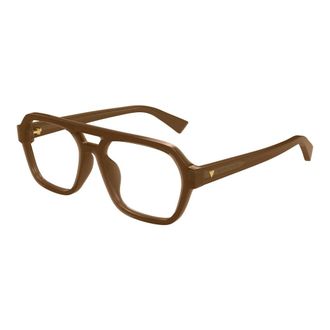 Bottega Veneta Glasses, male, Brown, Size: 55 MM Pilot Sunglasses