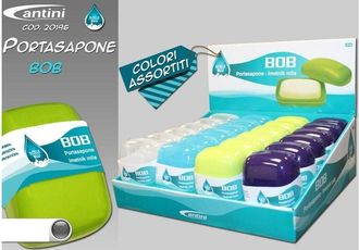 Trade Shop Trade Shop - Set 24 Pezzi Portasapone Bob Contenitore Plastica Sapone Colorato