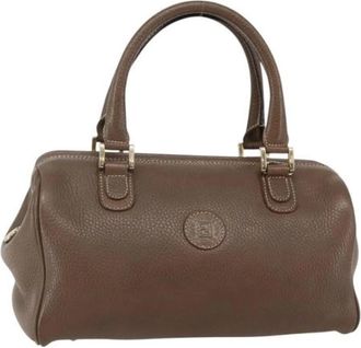 Fendi Pre-owned Handbags, female, Brown, Size: ONE SIZE Pre-owned Vintage Leather Handbag