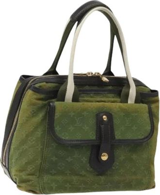 Louis Vuitton Pre-owned Handbags, female, Green, Size: ONE SIZE Pre-owned Vintage Monogram Mini Canvas Hand Bag