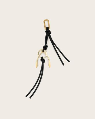 AllSaints Metal Wishbone Bag Charm