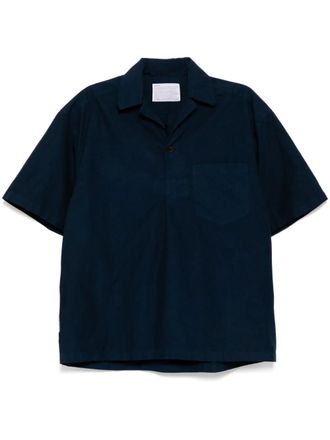 Kolor patch pocket shirt - men - Cotton - 1 - Blue