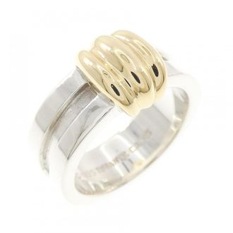 Tiffany & Co. Yellow Gold (18K) Silver 925 Band Ring (Pre-Owned)