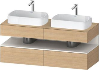 Duravit Qatego Consola Mueble Bajo Lavabo, 2 Extensiones, 2 - Duravit