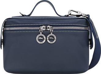 Longchamp Le Pliage Xtra Worker Leather Toolkit Train Case in Navy at Nordstrom