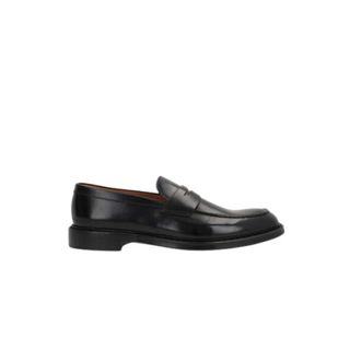 Doucal's Mocas&iacute;n penny de cuero negro - Shoes - Hombre - Negro - 43 1/2 EU