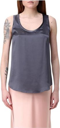 Brunello Cucinelli Donna, Top, Blu, XL, new