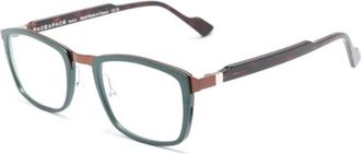 Face &agrave; Face Bruin/Havana Optisch Montuur Stijlvol en veelzijdig - Heren - Brillen - Bruin - 52 MM - Accessoires