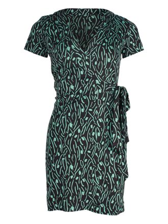 Diane Von F&uuml;rstenberg Zijden mini-jurk - Zwart