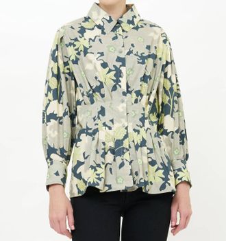 Oliphant Suzani Elizabeth Top In Green