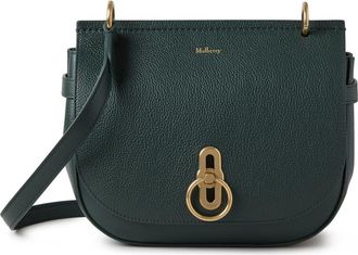 Mulberry Amberley Leather Satchel in Mulberry Green at Nordstrom