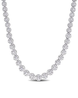 Rina Limor Silver 0.90 Ct. Tw. Diamond Necklace