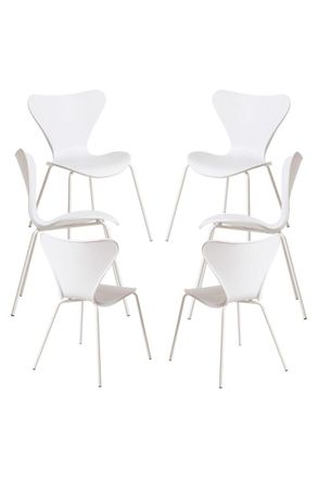 Regalos Miguel Packs Sillas Comedor - Pack 6 Sillas Ceolin - Blanco