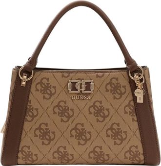 Guess Karnilla Logo Bucket - Dames - Handtassen - Bruin - ONE Size - Tassen