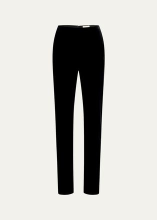 Khaite Ryden Stretch-Cotton Pants