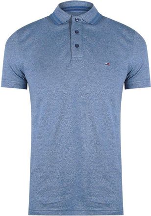 Tommy Hilfiger Heren Vervaagde Poloshirt (Indigo)