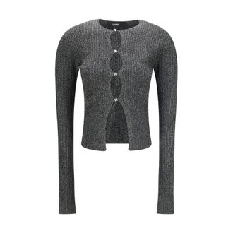 Amiri Black Viscose Womens Cardigan