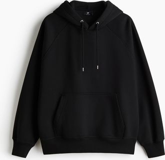 H&M Hoodie in Oversized Fit - Schwarz