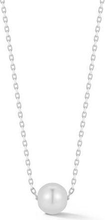 Glaze Jewelry Cultured Pearl Pendant Necklace in Silver at Nordstrom Rack
