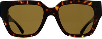 Versace Square Womens Havana Dark Brown VE4409 - One Size