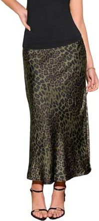 Jupe Midi En Daim CUPSHE Pour Femme - Taille Haute, Coupe Trapèze, 95% Polyester 5% élasthanne, Style Décontracté élégant