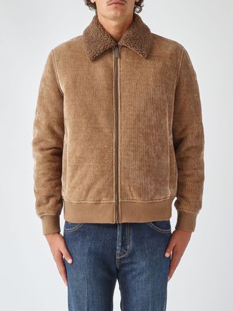 Colmar Bomber in velluto con colletto classico e chiusura centrale con zip