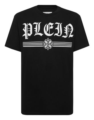 Philipp Plein T-Shirt Ronde Hals Ss Gothic Plein