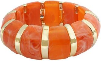 Panacea Dome Stretch Bracelet in Orange at Nordstrom