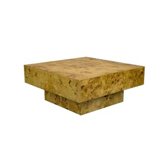 Dutchbone Mesa baja cuadrada de madera de eucalipto