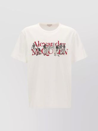 Alexander McQueen ribbed cotton t-shirt