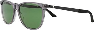 Montblanc Mens Mb0330s 56Mm Sunglasses