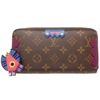 Louis Vuitton Pre-owned Wallets, female, Brown, Size: ONE SIZE Pre-owned Canvas wallets