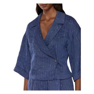 Genny Dames, Jassen, Blauw, Maat: L
