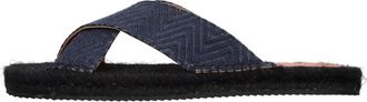 Missoni Zigzag stoffen muilezels - Heren - Sandalen - Blauw - 46 EU - Schoenen