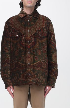Etro Paisley Print Cotton Velvet Shirt Jacket