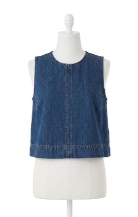 Z Supply Sun Seeker Denim Tank In Deep Water
