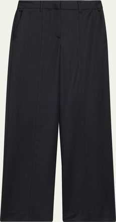 TWP Elizabeth St Satin-Faced Wool Suiting Pants