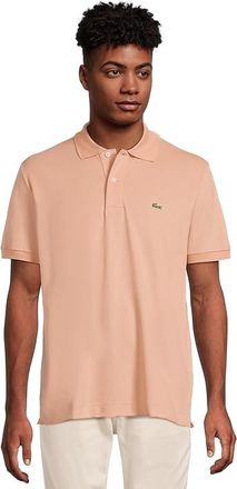 Lacoste Classic Fit L.12.12 Light Pique Polo Mens Clothing Latte : 9 (4XL), Cotton/Elastane/Polyester