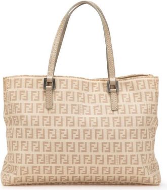 Fendi Pre-owned Fendi Zucchino Canvas Tote Ladies 2201 8BH072 KU7 048
