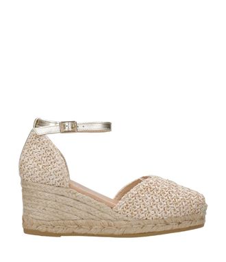 Espadrilles Sandalen golden