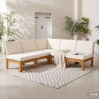 Jardi Divano da esterno Lexi 5 pezzi, Jardi