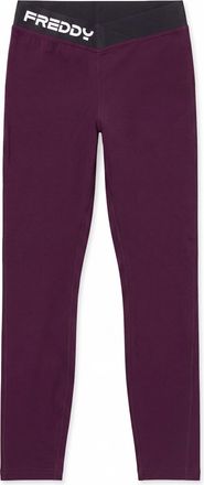 Freddy Leggings 7/8 Vita Alta con Elastico Jacquard a V