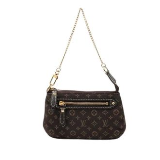 Louis Vuitton Pre-owned Mini Pochette Accessoires - Dames - Pre-owned - Bruin - Maat: ONE Size Leer
