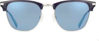 Nautica N105SP 410 Mens Sunglasses Blue Size 54