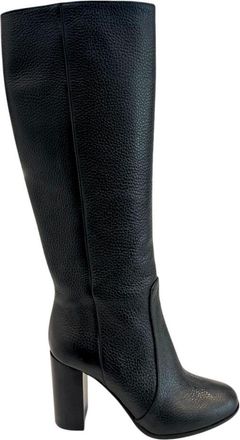 Borbonese Black Leather Women Womens Boot
