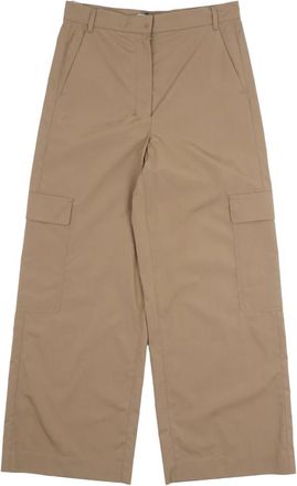 Max Mara Wide Trousers, female, Brown, Size: 2XS Gloria Trousers