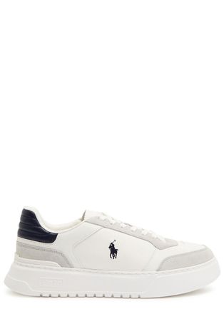 Polo Ralph Lauren Rlite Sport Panelled Leather Sneakers - White - 10 (IT44 / UK10)